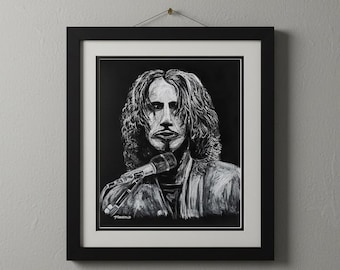 Chris Cornell - Fine Art Print in Acrylic