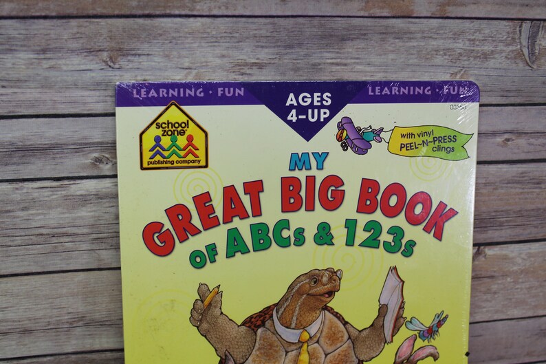 Vintage 1998 My Big Book of ABC's and 123's School Etsy