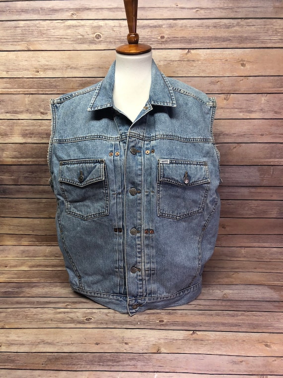 guess jean vest