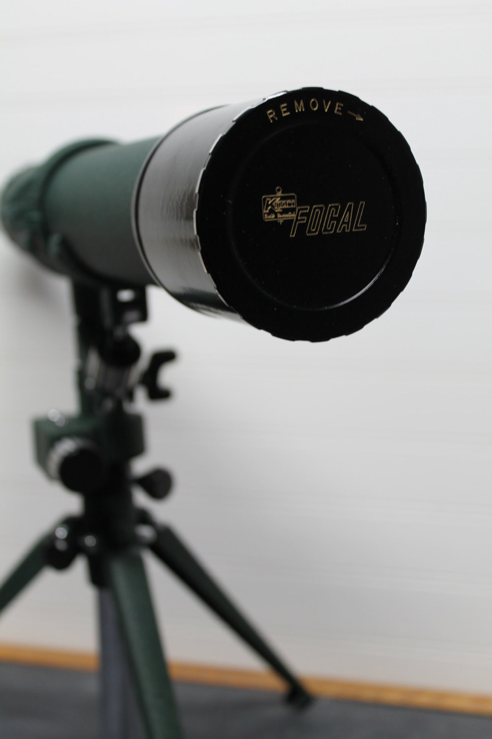 Vintage Precision Made Focal Telescope with Stand Spotting Etsy