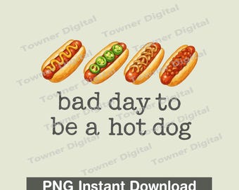 ホットドッグになるには最悪の日 PNG、7月4日の面白いホットドッグ PNG、ホットドッグになるには最悪の日 PNG、レトロな愛国的なデザインのデジタルダウンロード