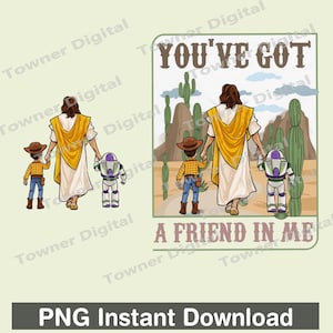 Jesus You've Got A Friend In Me PNG Bundle