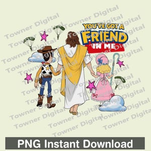 Jesus You've Got A Friend In Me PNG Bundle