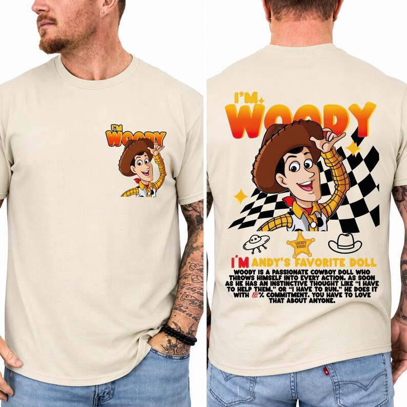 Retro Woody Toy Story PNG