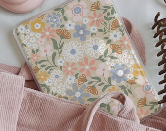 Boho Floral Kindle Clear Case Insert, Cardstock for 11th & 12th Generation Paperwhite Colorsoft FLO35