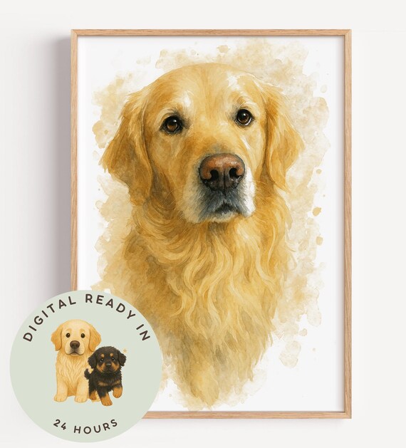 Dog Portrait Personalized Pet Gifts For Owners Custom Dog Portrait