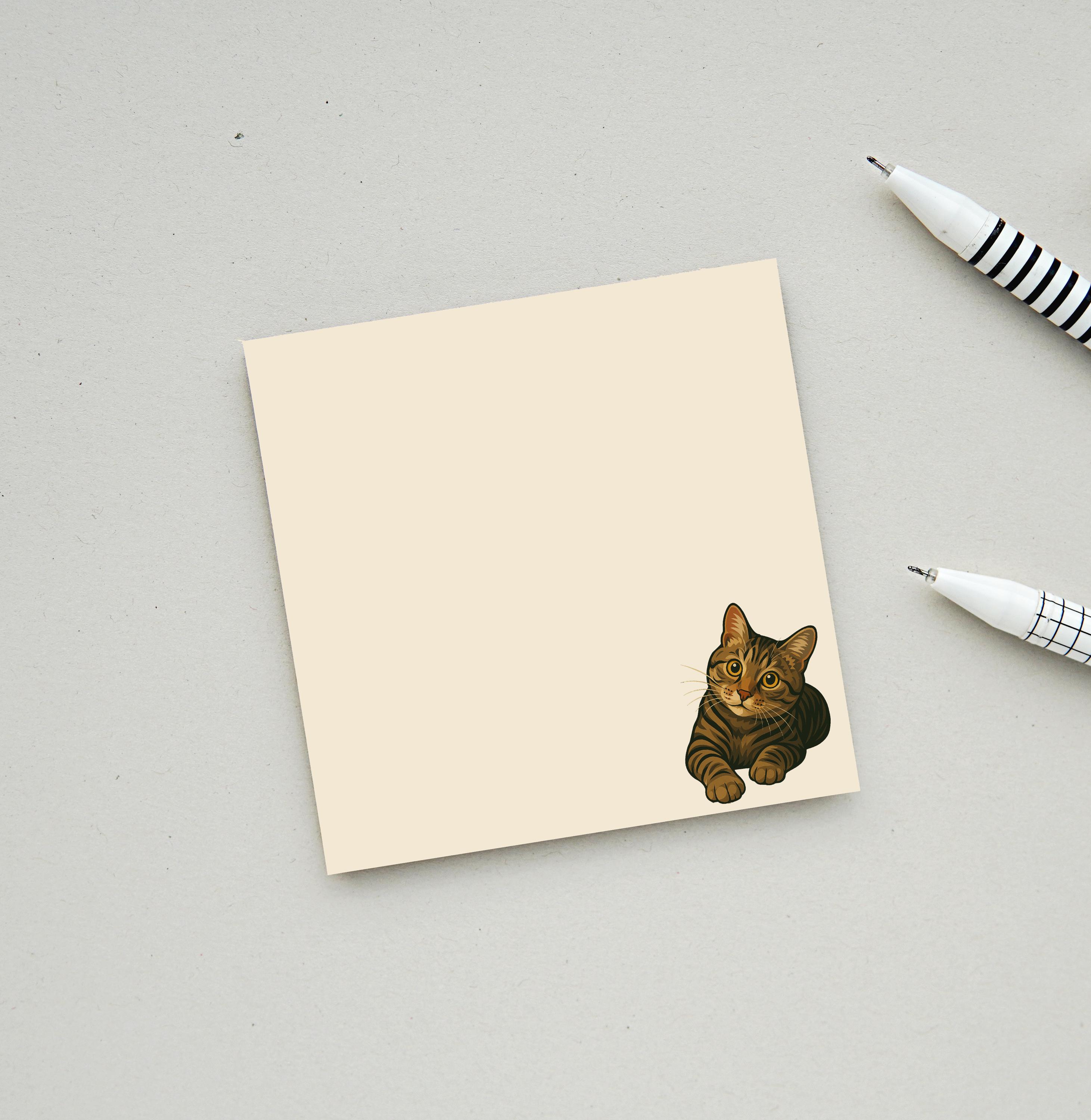 Custom Dog Cat Photo Sticky Note, Custom Pet Sticky Note, Pet Stationery, Personalized Pet Gifts, Pet Owner Gifts, Cat Sticky Note