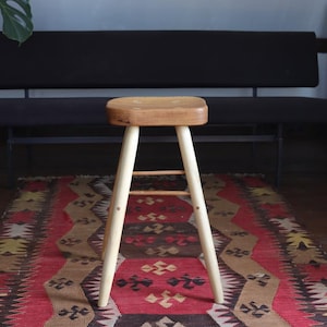 Stool, plant stool, side stool, wooden stool