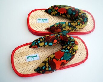 bamboo sole flip flops