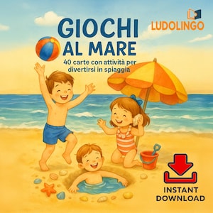Carte attività bambini Estate giochi educati stampabili spiaggia attività Montessori rozrywki dla dzieci przez 3 lata