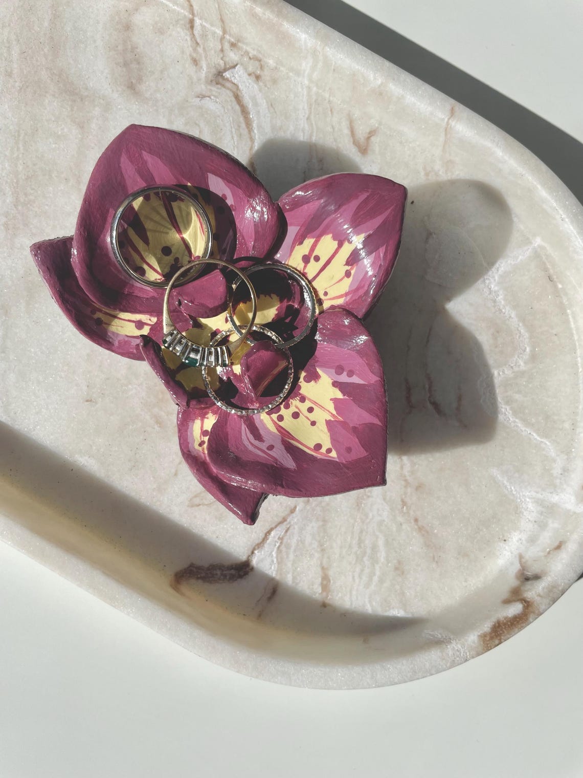 Yellow Orchid Tray