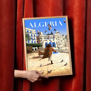 ALGERIA Printable Travel Poster – Digital Download | Frame Art | Vintage-Inspired Wall Decor