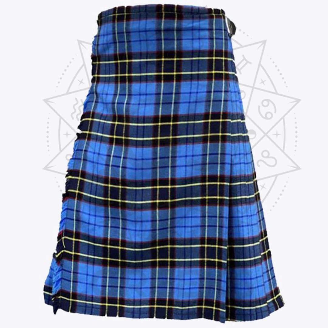 US Air Force Tartan Kilt, Handmade 16oz Acrylic Tartan Traditional ...