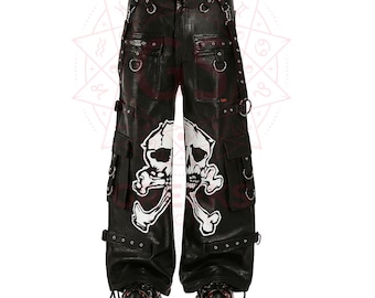 パンツ 00s roen leather pants skull patch if 00s roen leather pants skull patch if - メルカリ