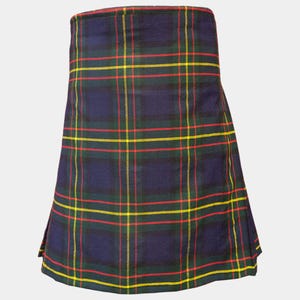 Kilt escocés de tartán Maclaren para hombre en lana acrílica de 16 oz con 3 hebillas ajustables