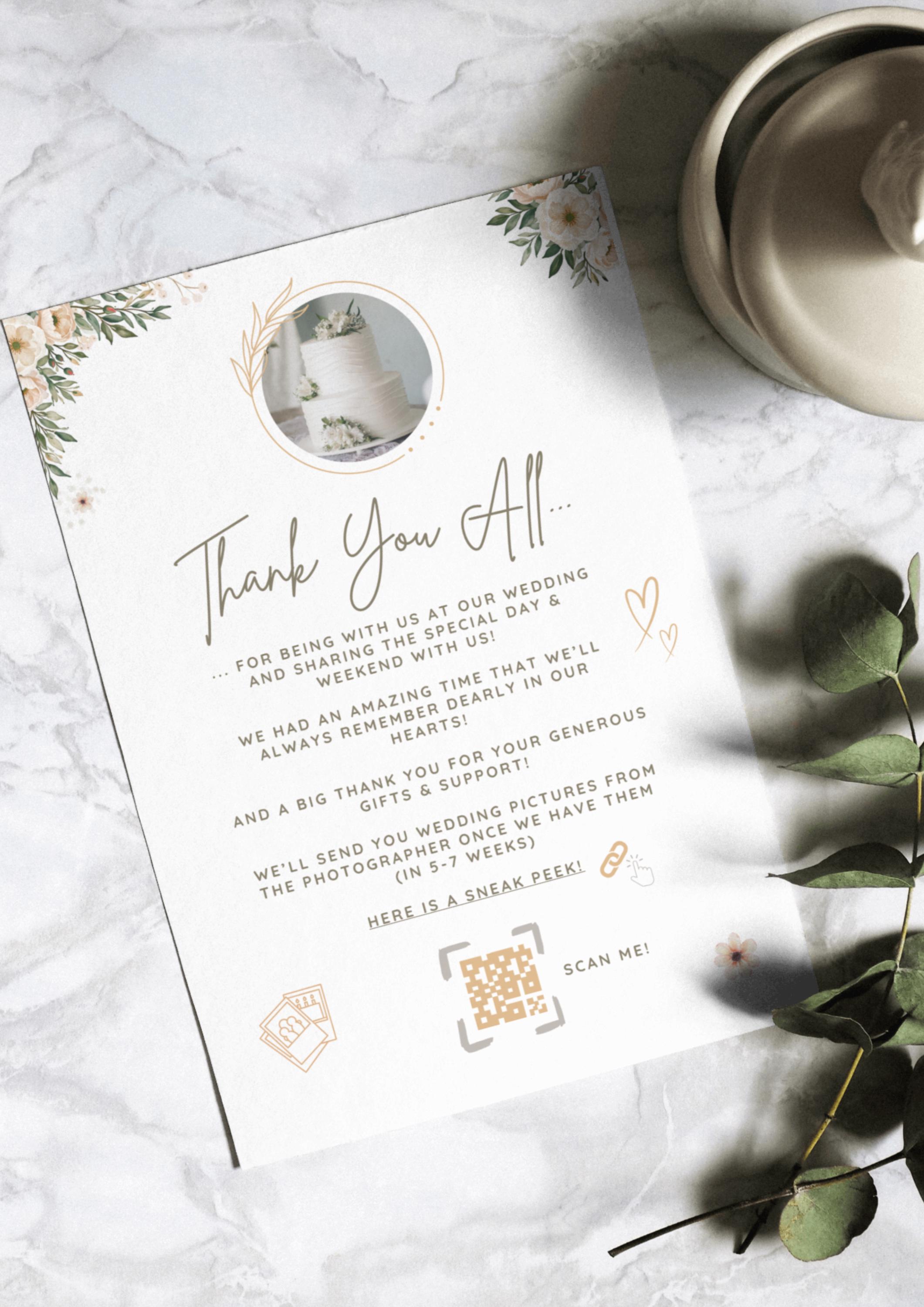 Floral Romance Destination Wedding Invitation Template Bundle Etsy