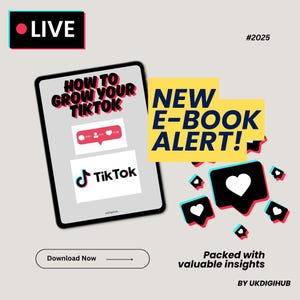 TikTok Growth Guide for Beginners – Boost Followers, Go Viral & Grow Fast | Social Media eBook PDF