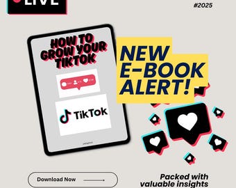 TikTok Growth Guide for Beginners: Social Media eBook (PDF)