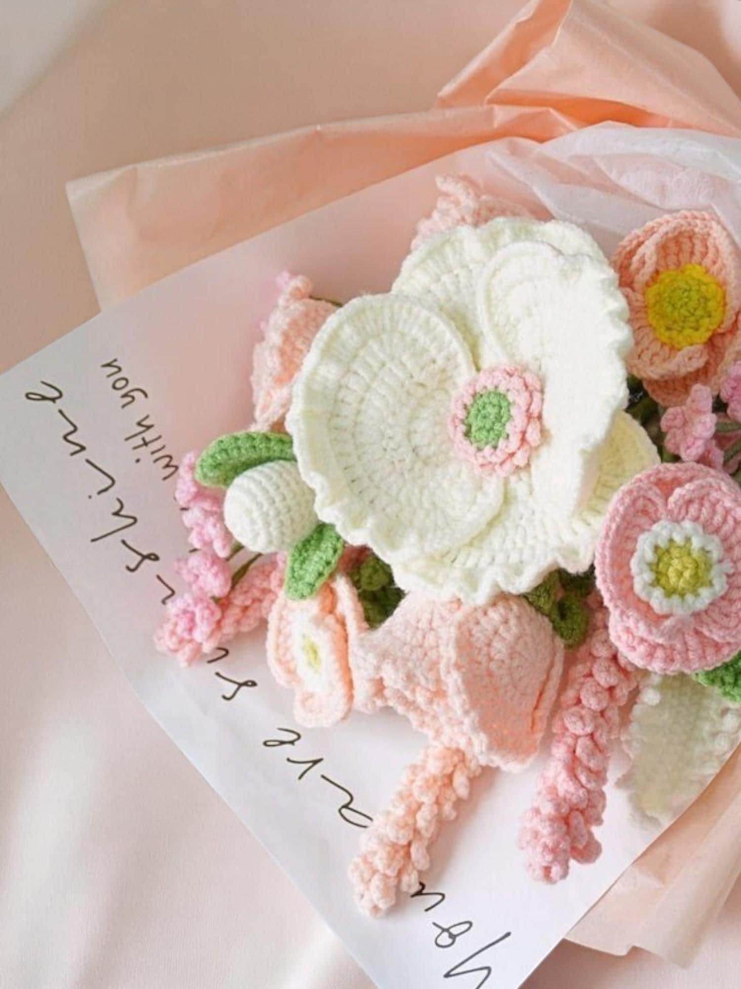 Spring Harmony Bouquet Crochet Pattern, Crochet Flower Bouquet Patterns, Crochet Flower Patterns, Wedding Flowers PDF Handmade