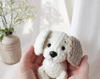 Dog Crochet Pattern, Amigurumi Puppy Tutorial, Cute Plush Dog Toy, Baby Shower Gift Idea, Beginner Friendly, PDF in English