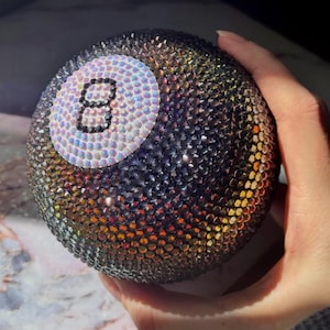 Rhinestoned Magic 8 Ball