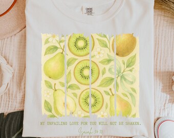 Fruit of the Spirit Christian Shirt PNG, Isaiah 54:10 (Digital Download)