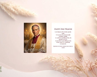 Fulton Sheen Beatification Prayer Card | Bonus Beatitudes Printable