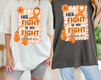 Kidney Cancer Awareness Shirt PNG: Fight Cancer Ribbon Design (Digital Download)