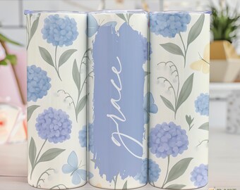 Grace Tumbler Sublimationsdesign: Florales christliches Geschenk (PNG)