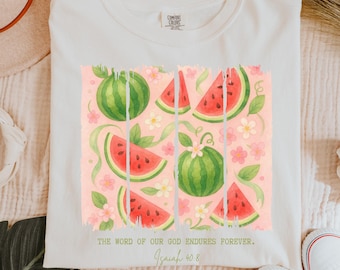 Fruit of the Spirit T-shirt watermeloenontwerp direct downloaden, png
