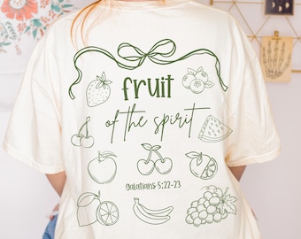 Christelijk shirtontwerp Fruit of the Spirit: handgetekende png (digitale download)