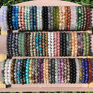Unique Crystal Bracelets, Gemstone Beaded Bracelet, Bracelet, Bead Bracelets for Women, Crystal Beads, Mens Bracelet, Birthday Gift for Her