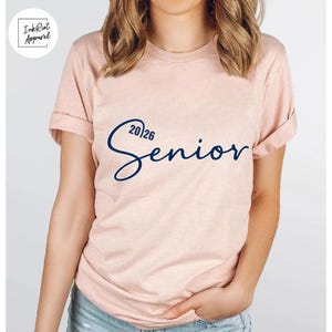 Senior 2026 Shirt, Graduation 2026 Shirt, Graduation Gift, Back and Front Senior 2026 Tee, Class of 2026 shirt, High School Graduation shirt