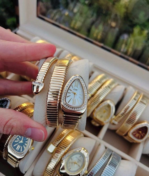 Reloj dorado pequeño, reloj vintage, reloj dorado, reloj vintage