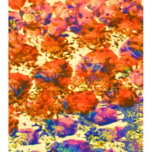 Art abstrait à l'aquarelle, été – affiche A4 imprimable colorée et carte pliable | Téléchargement numérique PDF - JPG