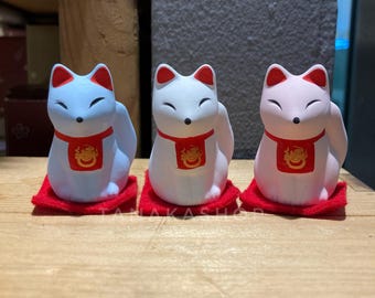 伏見稲荷の狐像：幸運のお守り、幸運のお守り - Etsy 日本