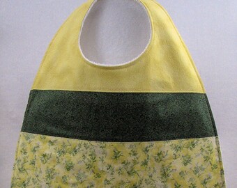 Adult Bibs, Adult Bibs for Women, Yellow Bibs, Ladies Bibs, Makeup Bibs, Senior Bibs, Bibs for Adults, Reversible Bib, Terry Cloth Bib