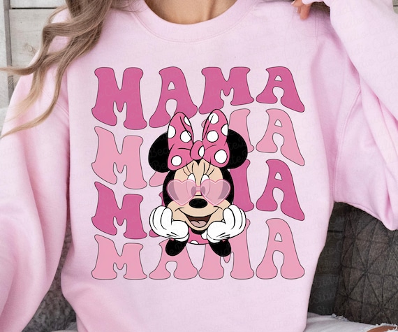 Disney Mama Png, Minnie Disney Mom Png, Minnie Mama Png, Disney Mommy Birthday Png, Disney Family Trip Png