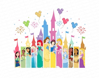 Princess Castle PNG, Bundle Castle, Princess Gift, Bundle Girl Trip, Princess png, Princess Castle, Bundle Family Trip, Princess Castle PNG