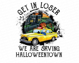 Saving Halloweentown, Halloween, benny, car, sublimation, digital download, sublimation, png, high quality