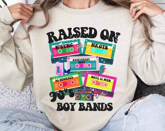Bandas de chicos de los 90, Cintas de casete PNG, Camisetas de bandas de chicos, Música de los 90, Bandas de chicos, Descarga por sublimación, Descarga digital