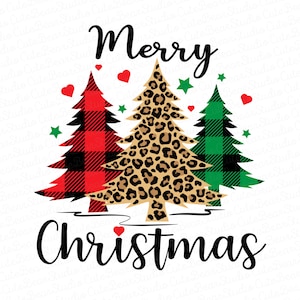 Buffalo Plaid Cheetah Tree Png,Christmas Tree Svg,Merry Christmas Svg,Xmas Tree Svg,Instant Download,Digital Svg,Cricut,Silhouette