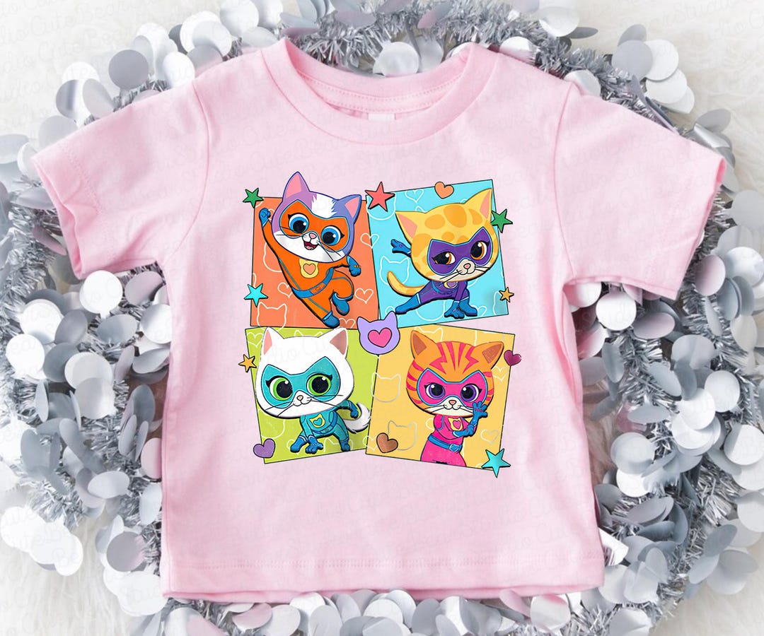 Disney Super Kitties Png, Buddy Cat Png, Bitsy Cat Png, Ginny Cat Tee ...