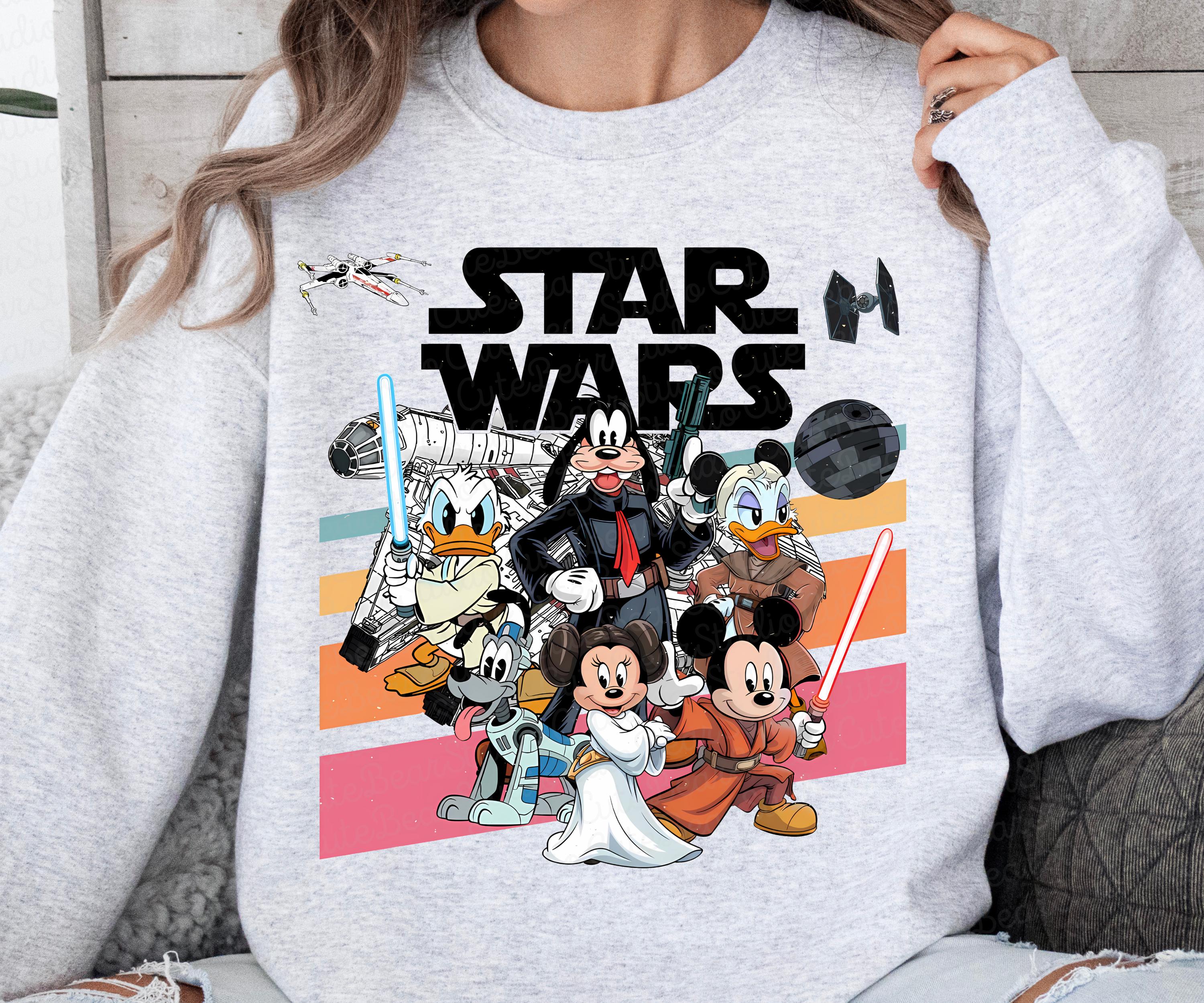 Stwars El Raton Ratón y amigos retro de Star Wars (Png), Que el 4 de mayo te acompañe ...