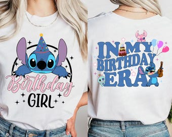 Bundle Birthday Svg Png , Lilo And Stitch Svg , Birthday Girl Png , Stitch Birthday , Stitch Pack , Cricut File , Layered Files , Svg, Png