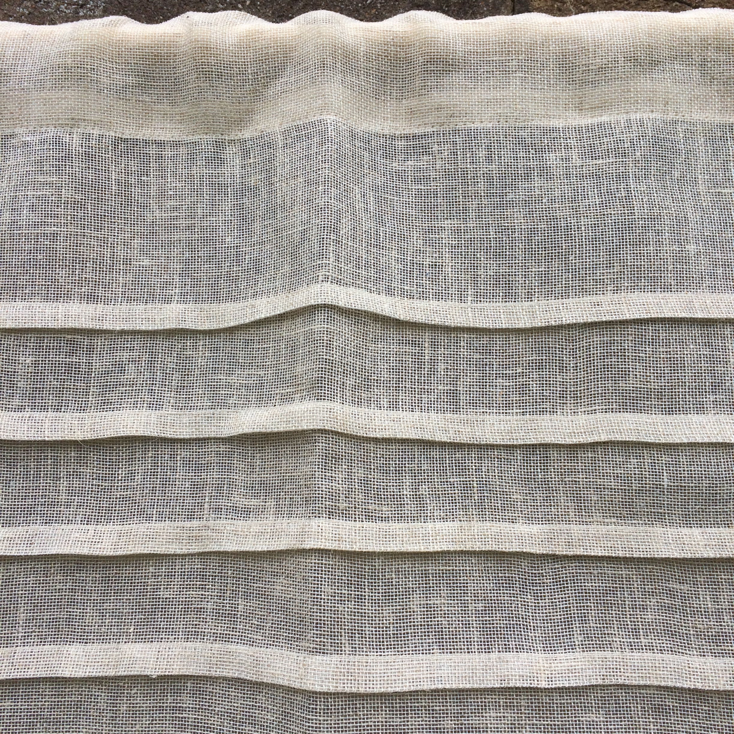 Panneau de Lin Naturel Grande Taille Personnalisé, Rideau Fenêtre Cuisine, Français, Style Européen