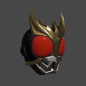 Modello 3D Casco Kamen rider Kuuga / Masked Rider Tokusatsu