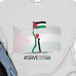 Free Palestine Free Gaza T-Shirt Pro Palestine Graphic Tee Human Rights Shirt Gaza Protest Top Activist Unisex TShirt