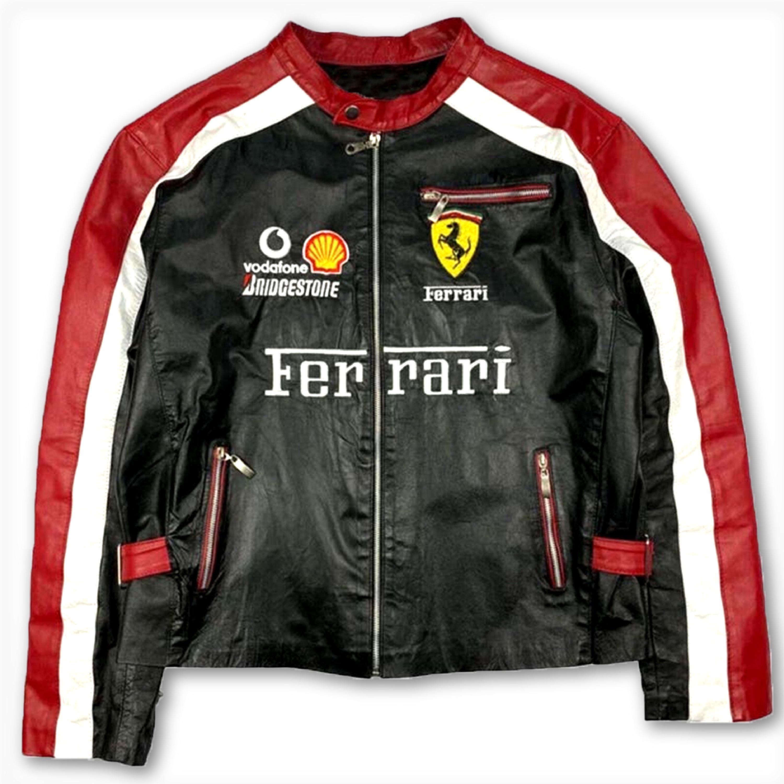 Leather ferrari jacket - Etsy 日本