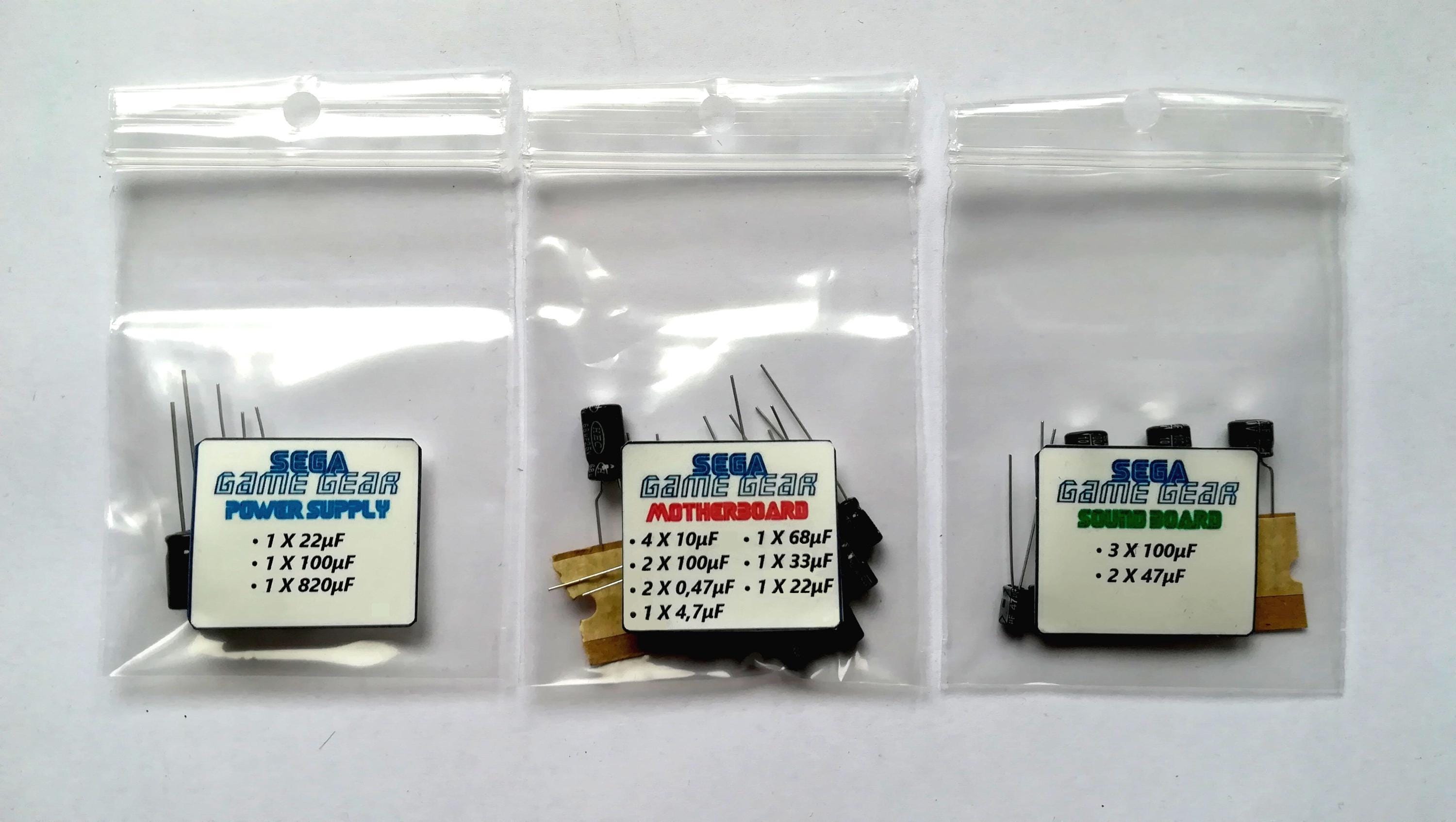 Ricambi Riparazione Game Gear Kit Di Riparazione Condensatori Per Sega Game Gear, Risolve Problemi Di Suono, Immagine E Alimentazione Sega A Gattuccio - Foto 8